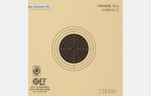 Cibles Carabine