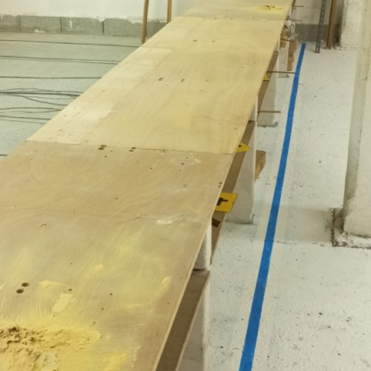salle en travaux
